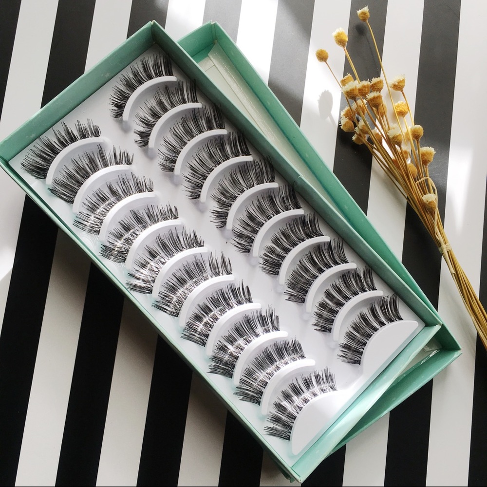 Pinkimo Lovely 10 Pairs False Eyelashes